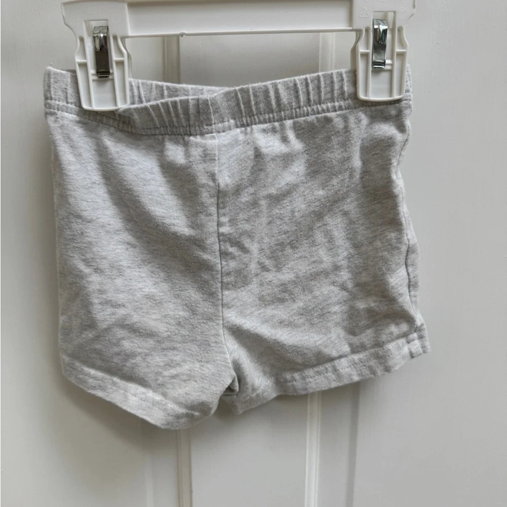 Simple Joys by Carter's 4T Girls Gray Elastic Waist Bike Gymnastics Shorts